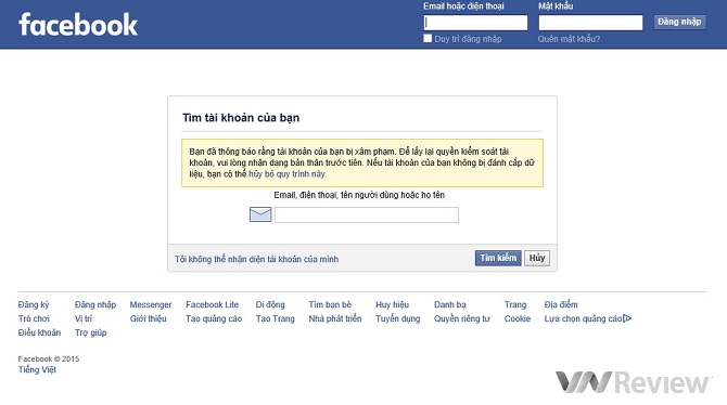 Hướng dẫn cách lấy lại tài khoản Facebook bị hack